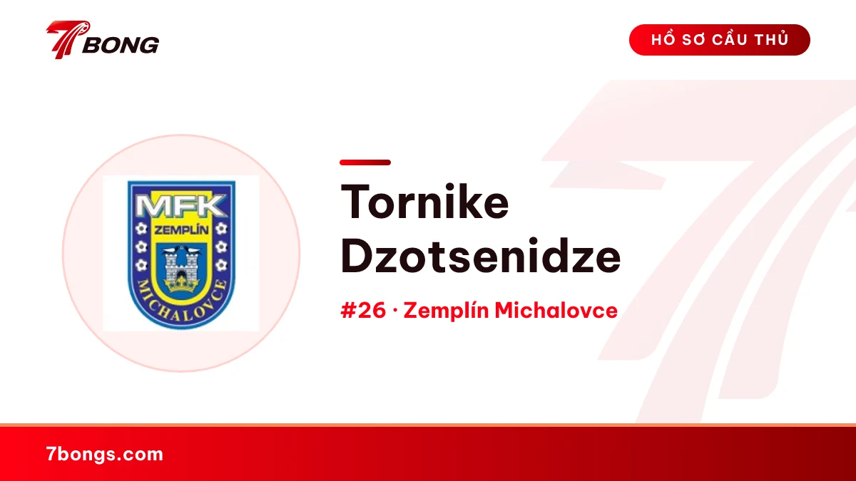 Tornike Dzotsenidze — Zemplín Michalovce