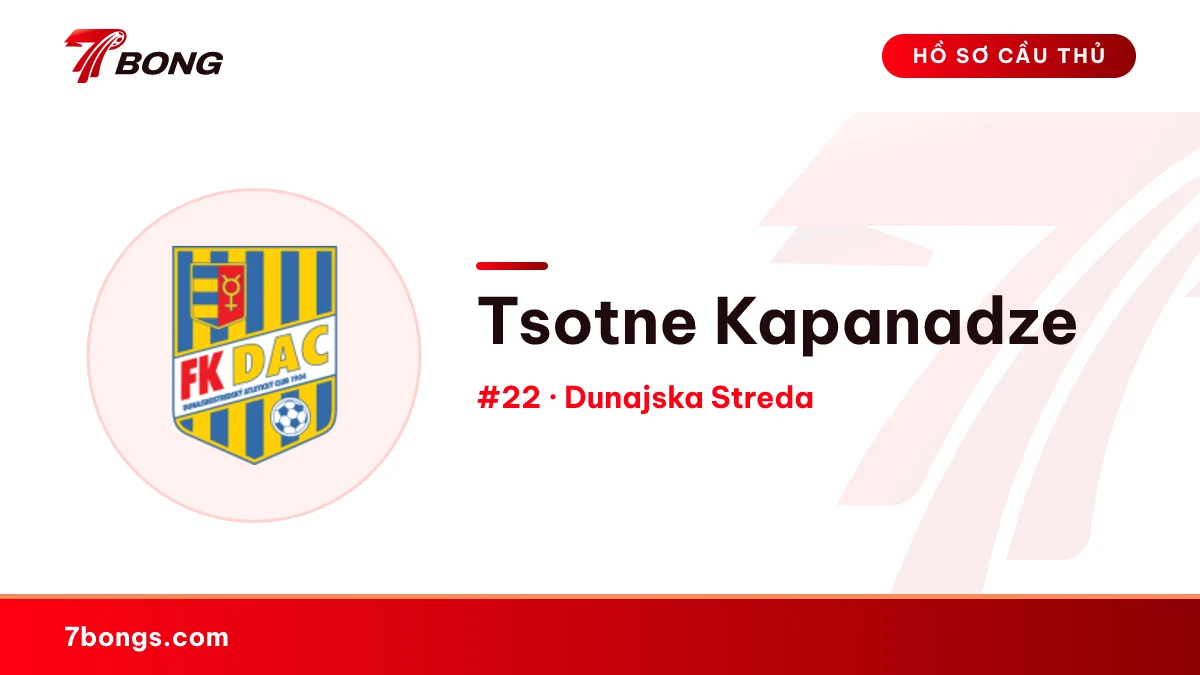 Tsotne Kapanadze — Dunajska Streda