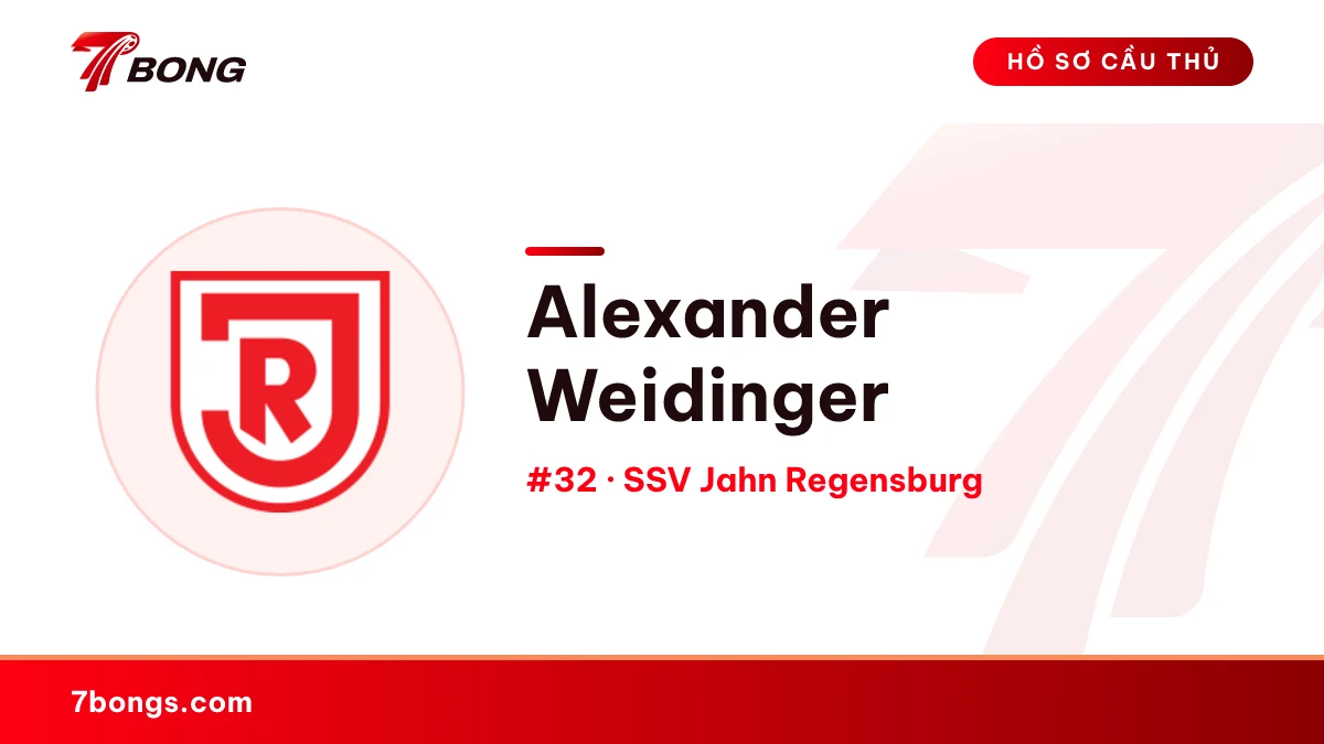 Alexander Weidinger — SSV Jahn Regensburg