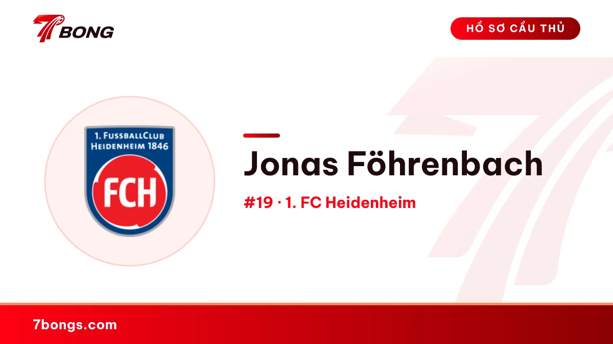 Jonas Föhrenbach — 1. FC Heidenheim