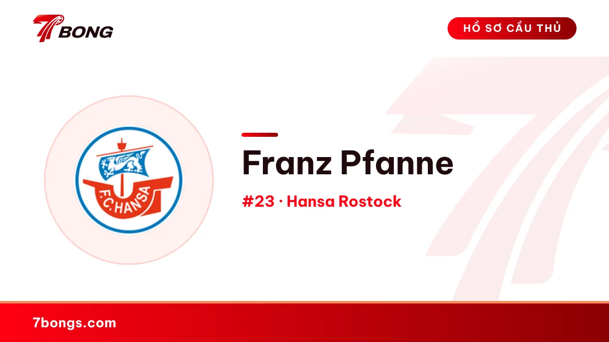 Franz Pfanne — Hansa Rostock