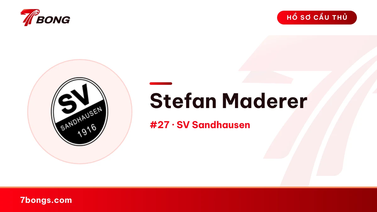 Stefan Maderer — SV Sandhausen