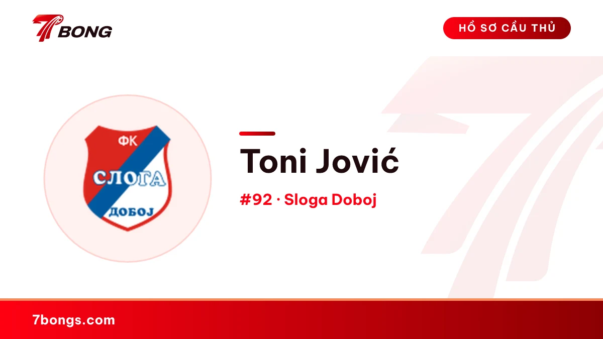 Toni Jović — Sloga Doboj