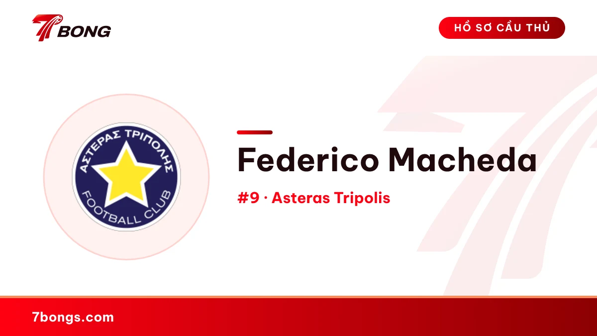 Federico Macheda — Asteras Tripolis