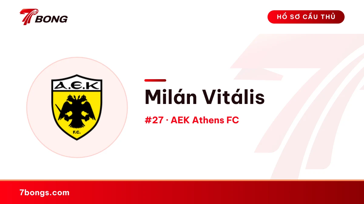 Milán Vitális — AEK Athens FC