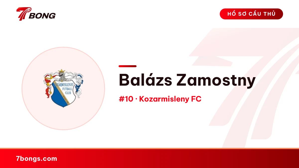 Balázs Zamostny — Kozarmisleny FC
