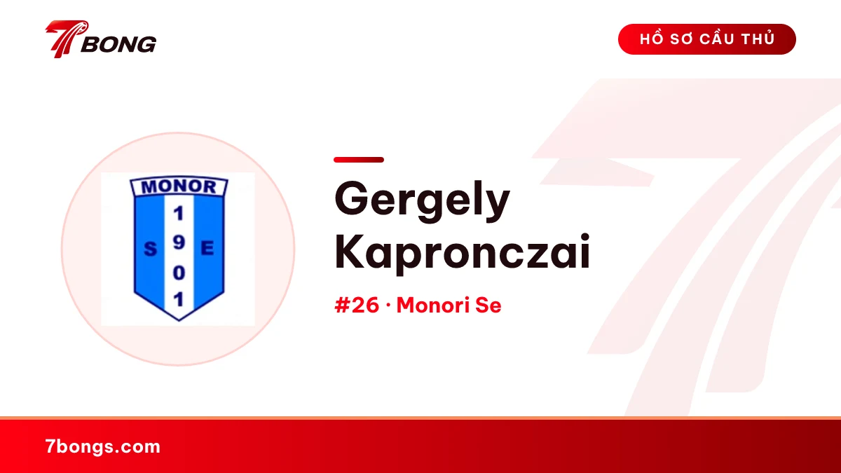 Gergely Kapronczai — Monori Se