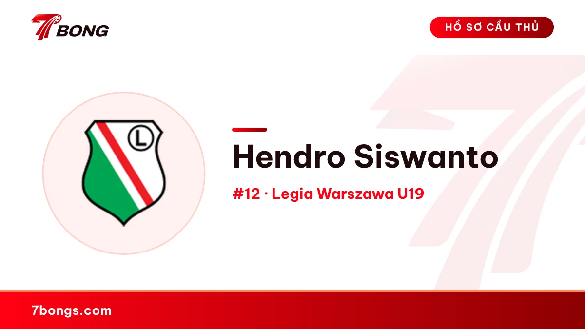 Hendro Siswanto — Legia Warszawa U19