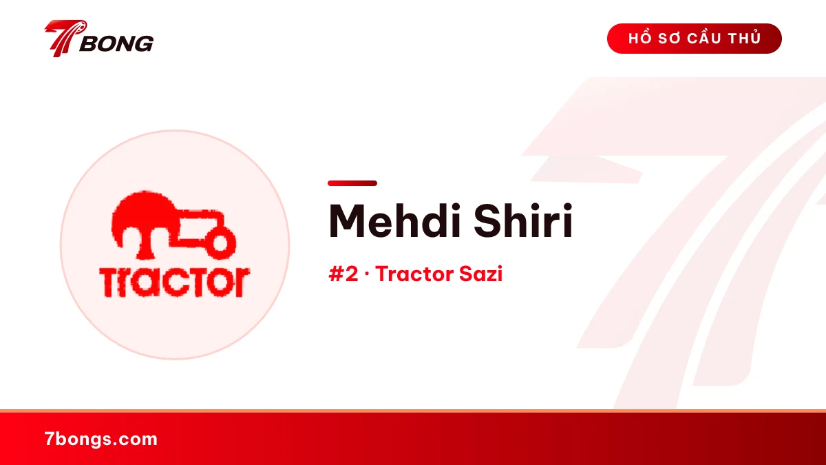 Mehdi Shiri — Tractor Sazi