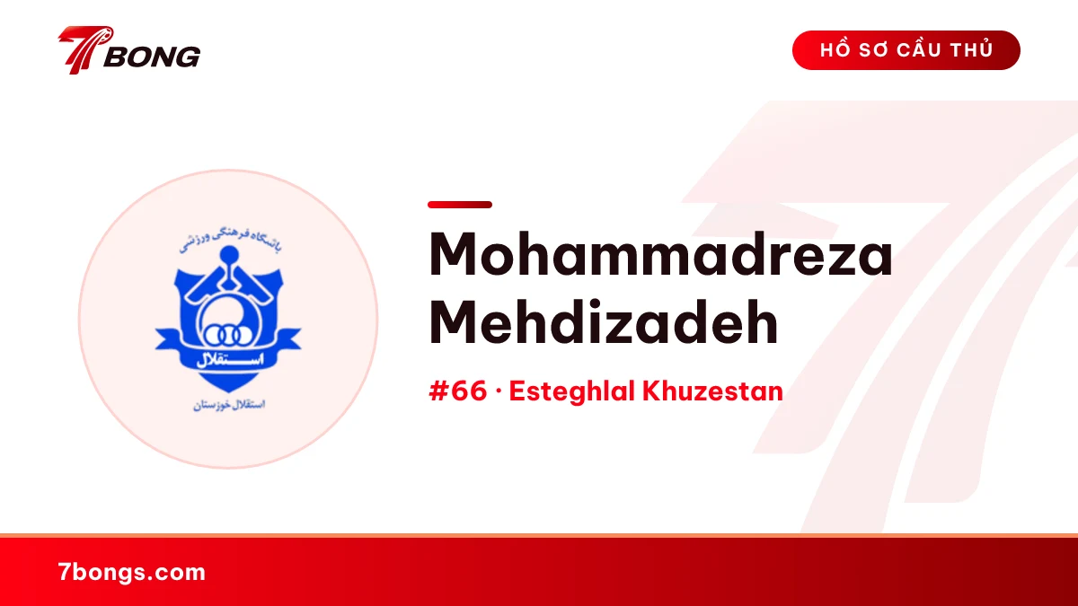 Mohammadreza Mehdizadeh — Esteghlal Khuzestan