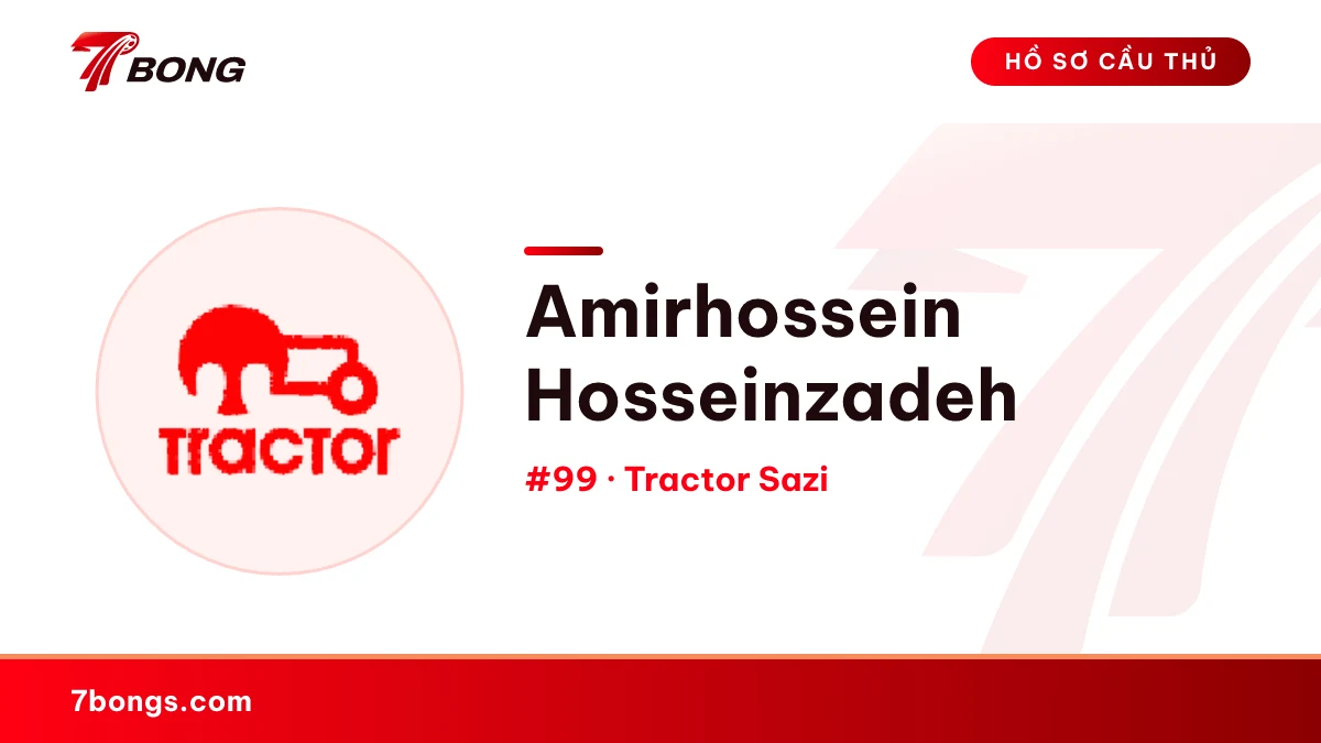 Amirhossein Hosseinzadeh — Tractor Sazi