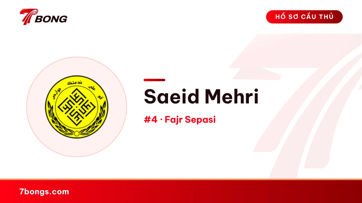 Saeid Mehri — Fajr Sepasi