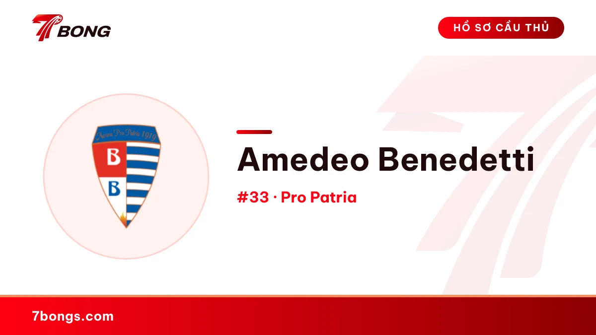 Amedeo Benedetti — Pro Patria