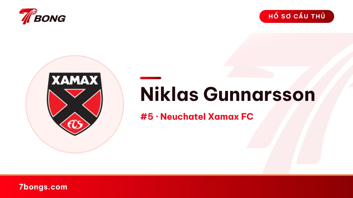 Niklas Gunnarsson — Neuchatel Xamax FC