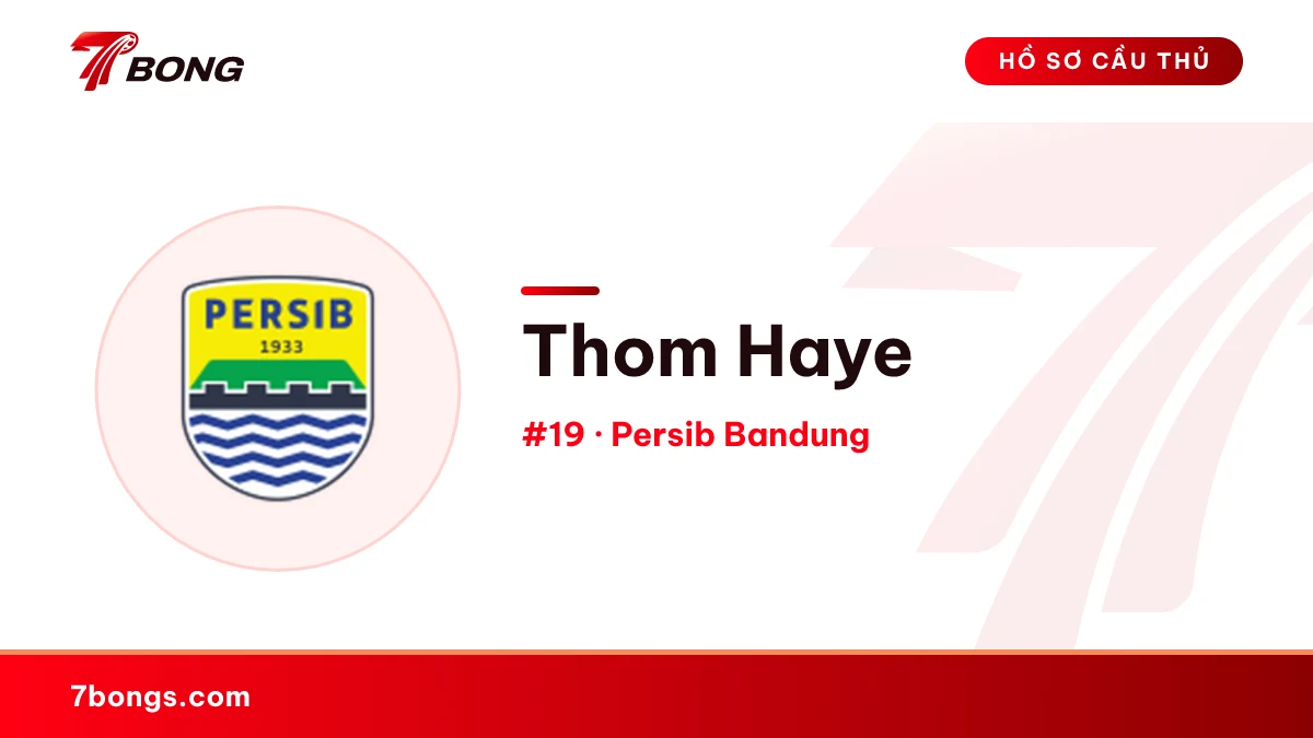 Thom Haye — Persib Bandung
