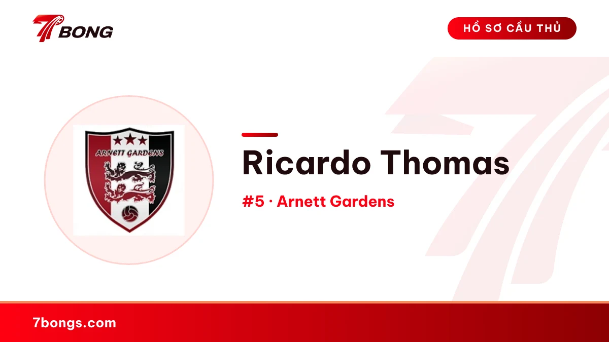 Ricardo Thomas — Arnett Gardens
