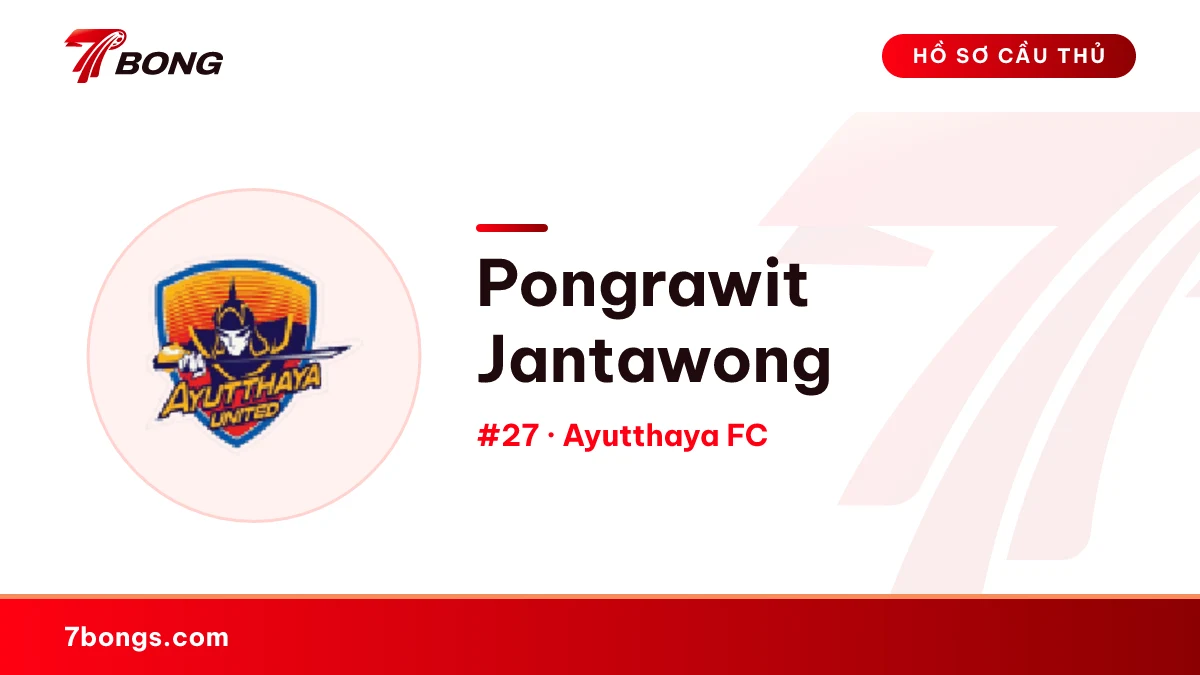 Pongrawit Jantawong — Ayutthaya FC