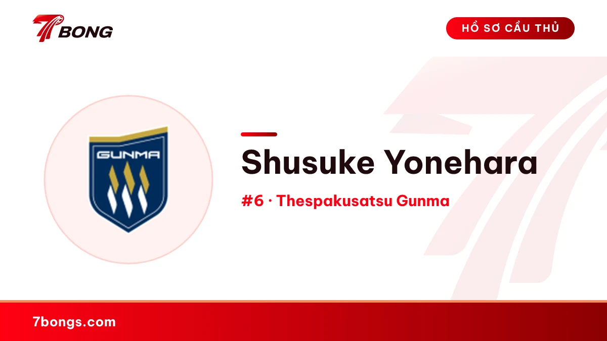 Shusuke Yonehara — Thespakusatsu Gunma