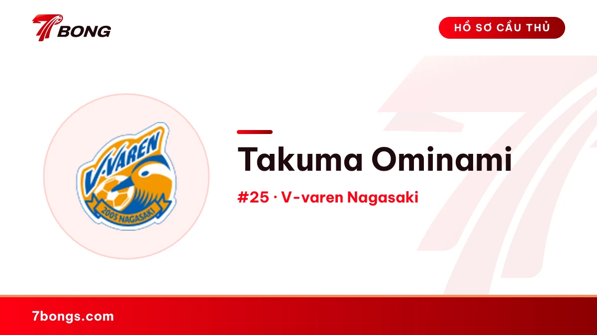 Takuma Ominami — V-varen Nagasaki