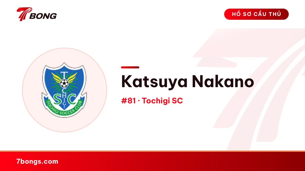 Katsuya Nakano — Tochigi SC