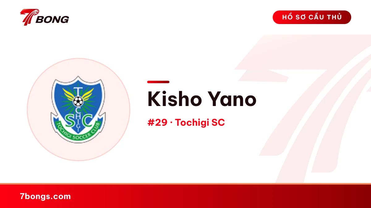 Kisho Yano — Tochigi SC