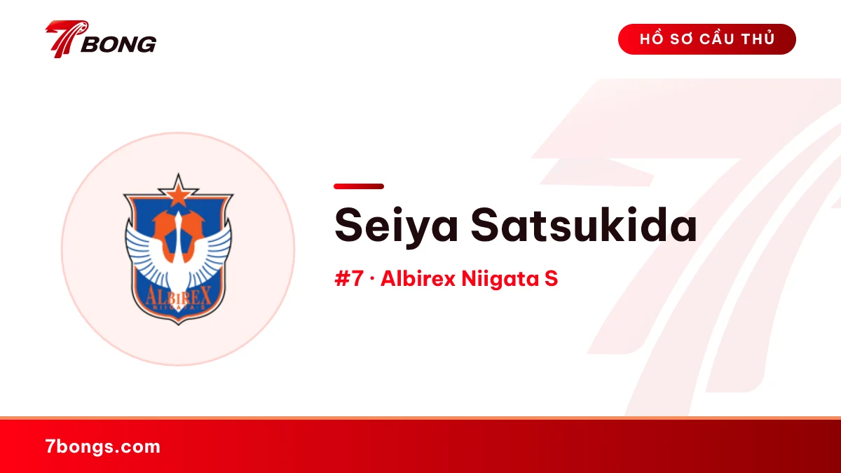 Seiya Satsukida — Albirex Niigata S