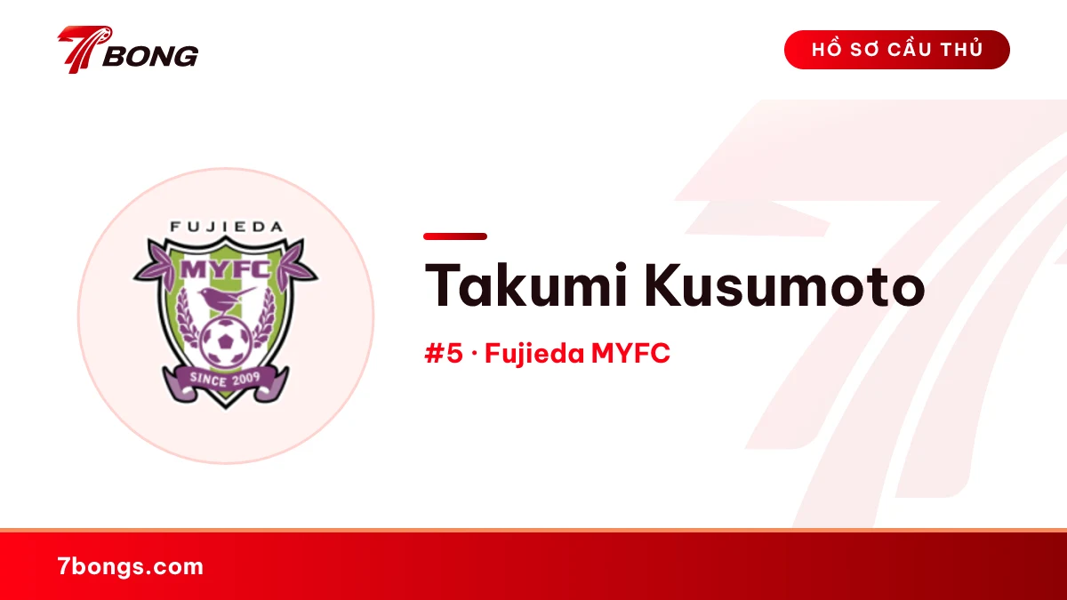 Takumi Kusumoto — Fujieda MYFC