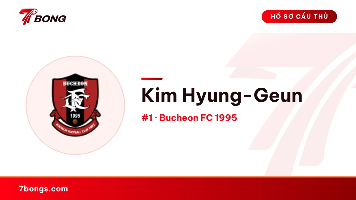 Kim Hyung-Geun — Bucheon FC 1995