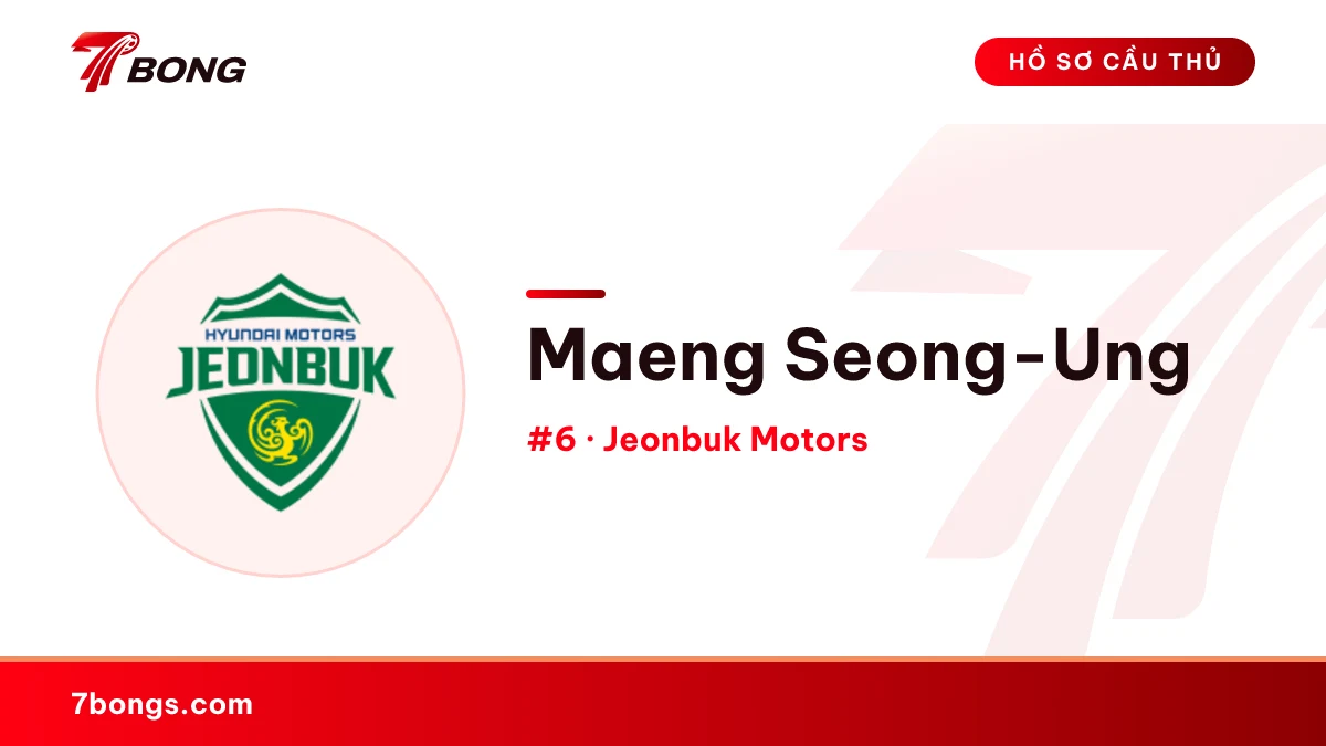 Maeng Seong-Ung — Jeonbuk Motors