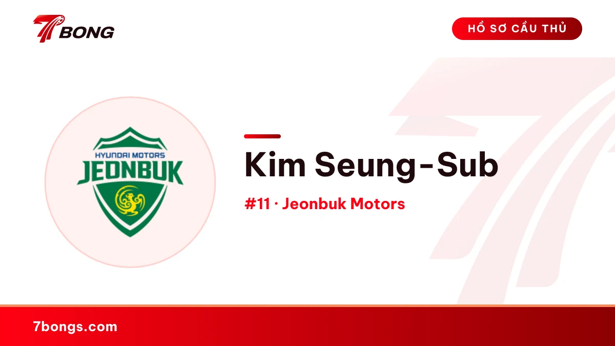 Kim Seung-Sub — Jeonbuk Motors