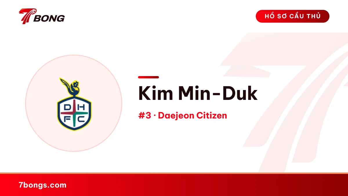 Kim Min-Duk — Daejeon Citizen