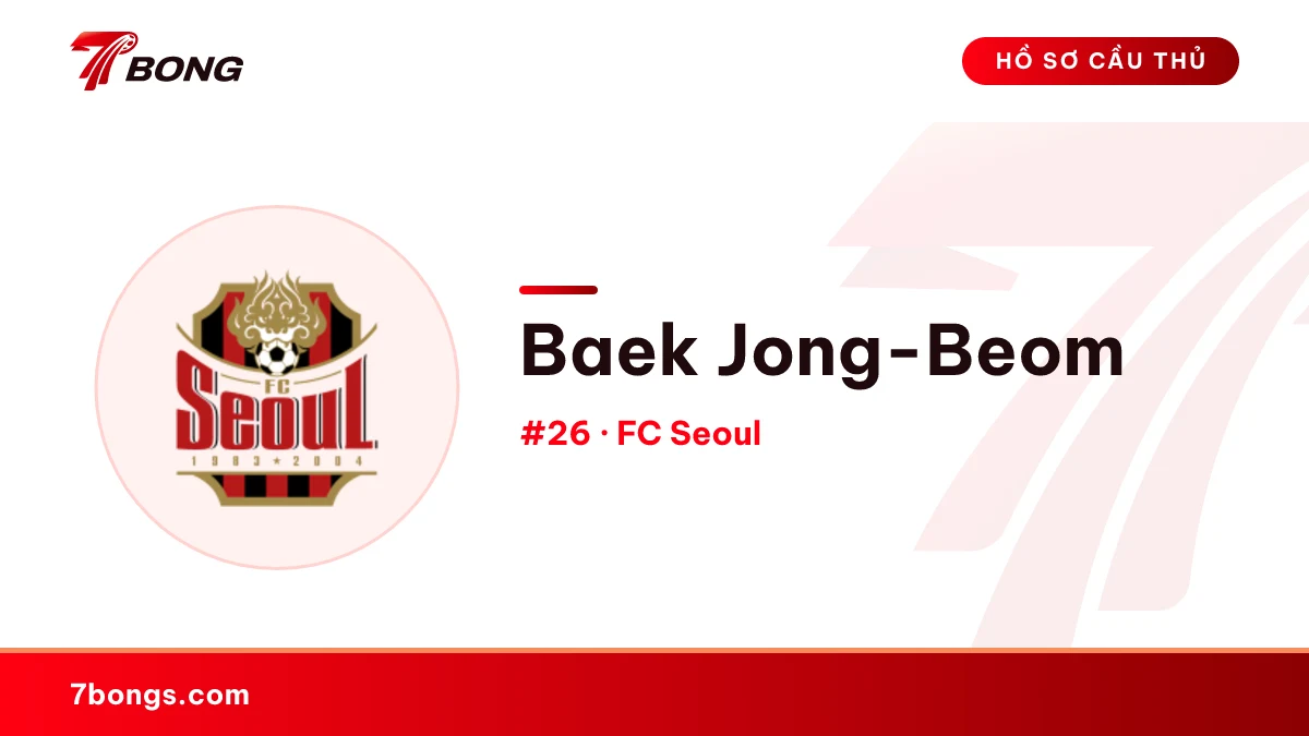 Baek Jong-Beom — FC Seoul