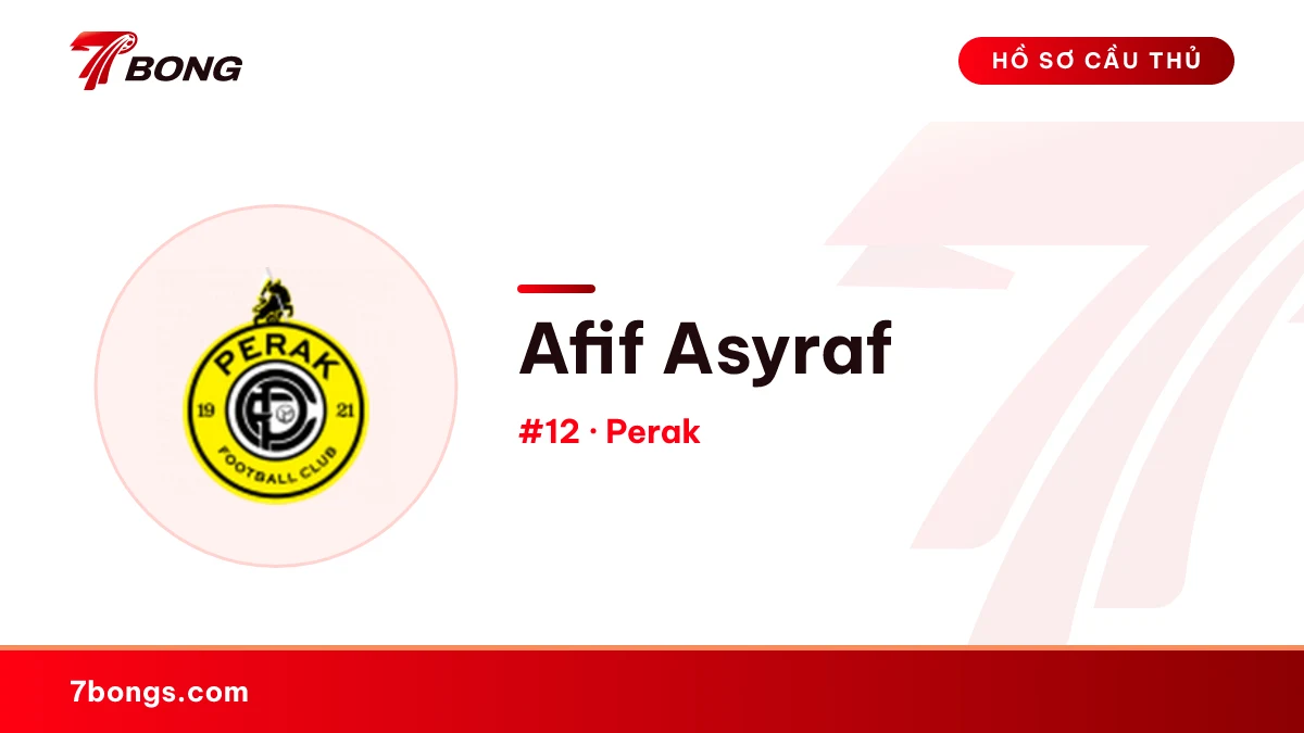 Afif Asyraf — Perak
