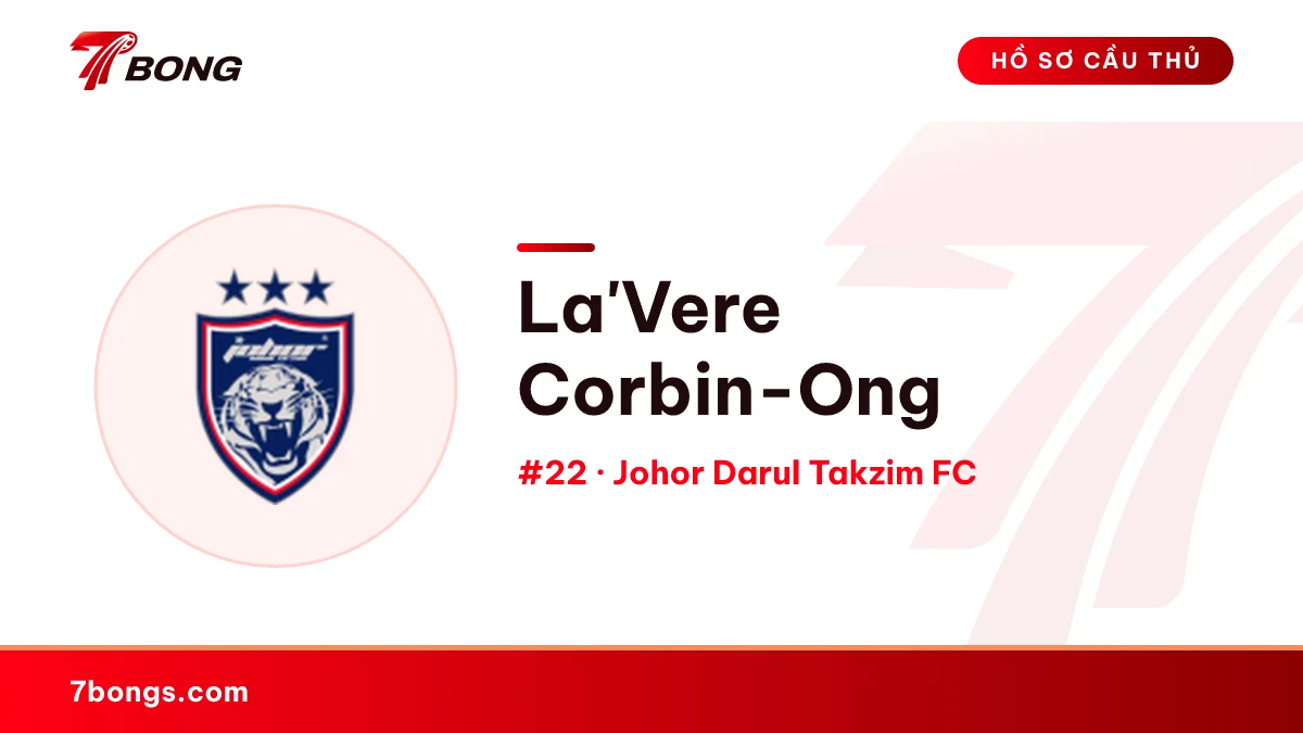 La'Vere Corbin-Ong — Johor Darul Takzim FC