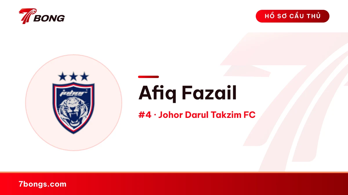 Afiq Fazail — Johor Darul Takzim FC