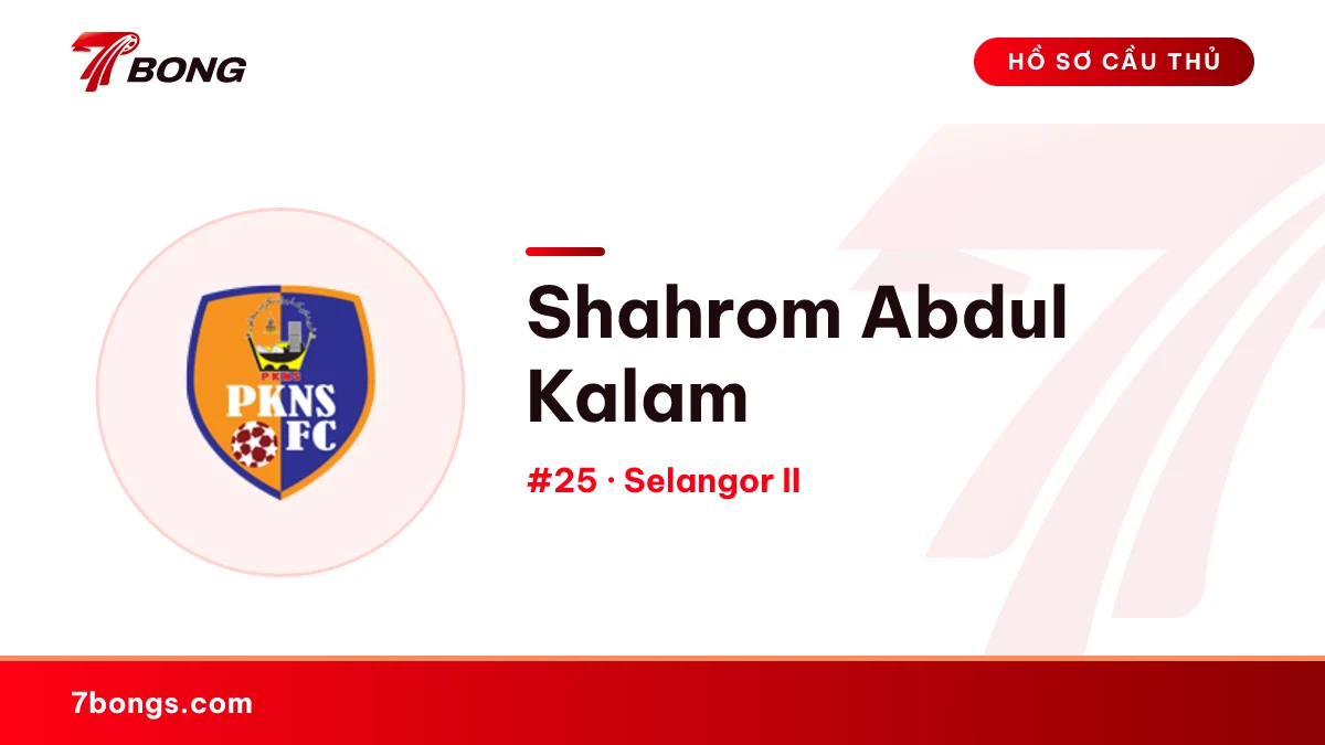 Shahrom Abdul Kalam — Selangor II