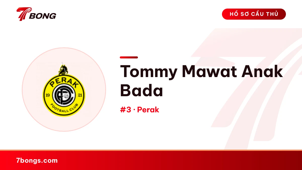 Tommy Mawat Anak Bada — Perak