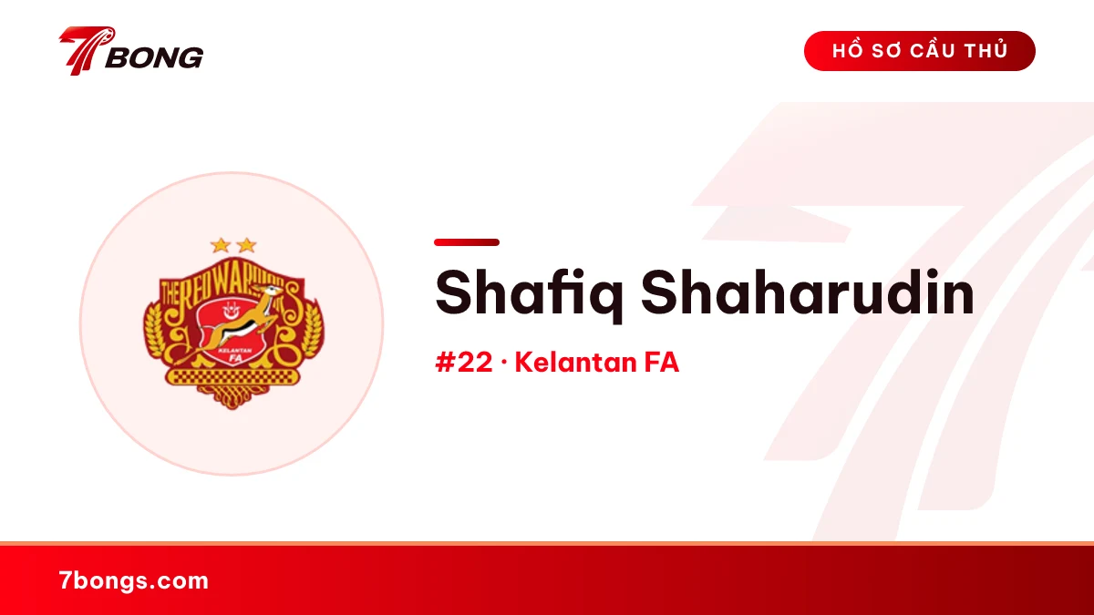 Shafiq Shaharudin — Kelantan FA