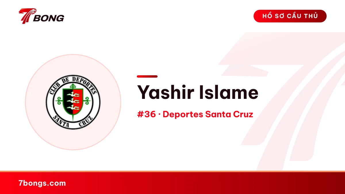 Yashir Islame — Deportes Santa Cruz