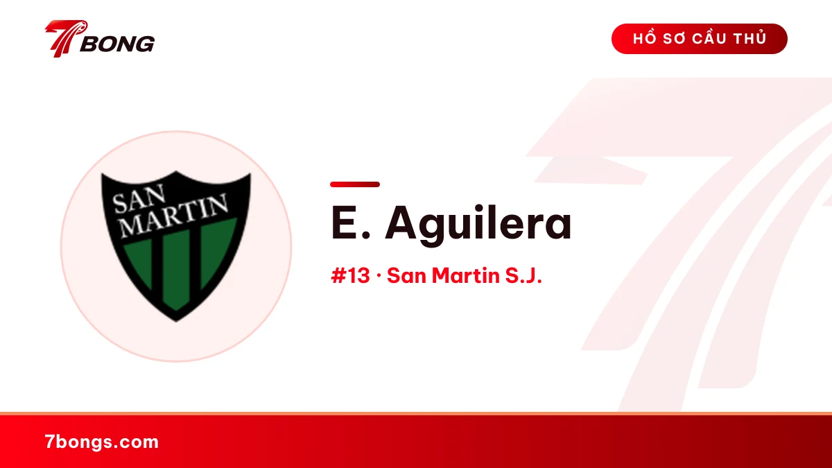 E. Aguilera — San Martin S.J.