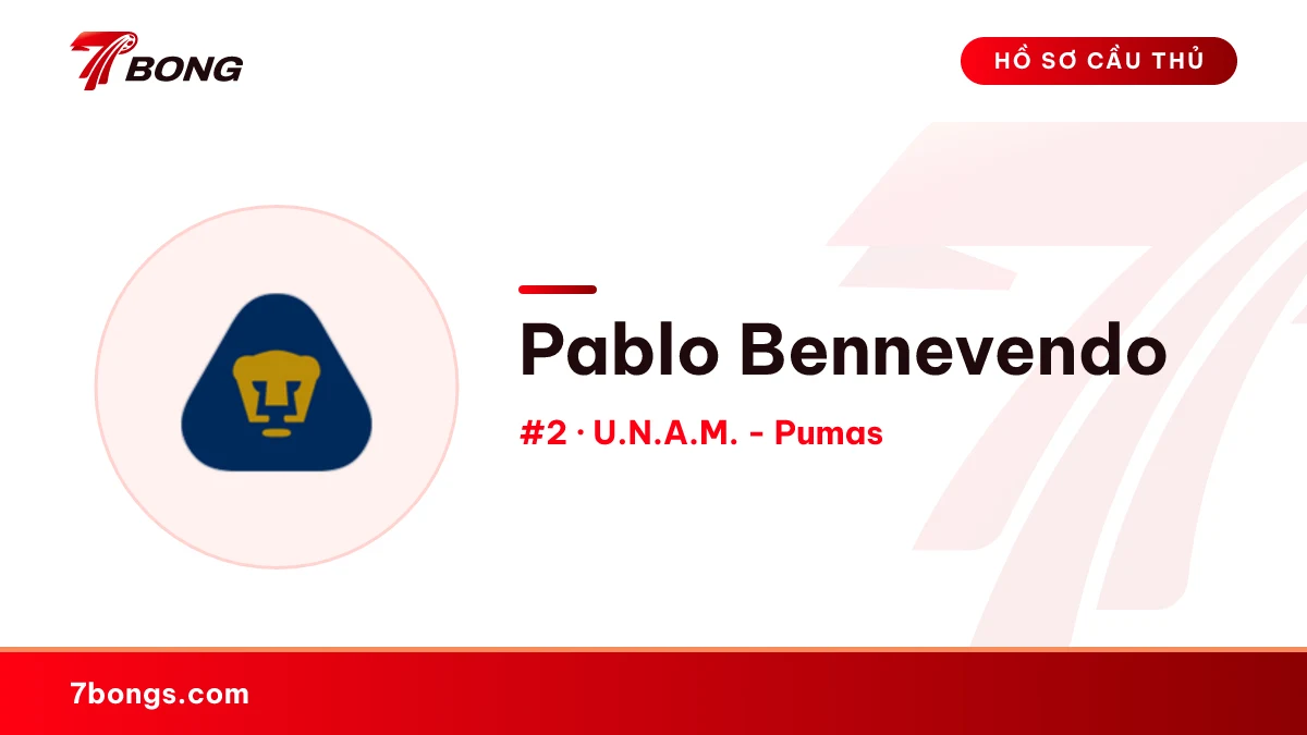 Pablo Bennevendo — U.N.A.M. - Pumas
