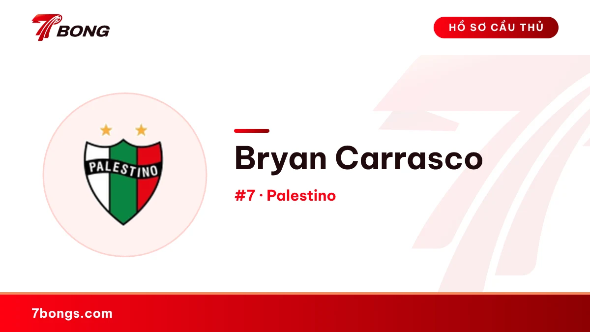 Bryan Carrasco — Palestino