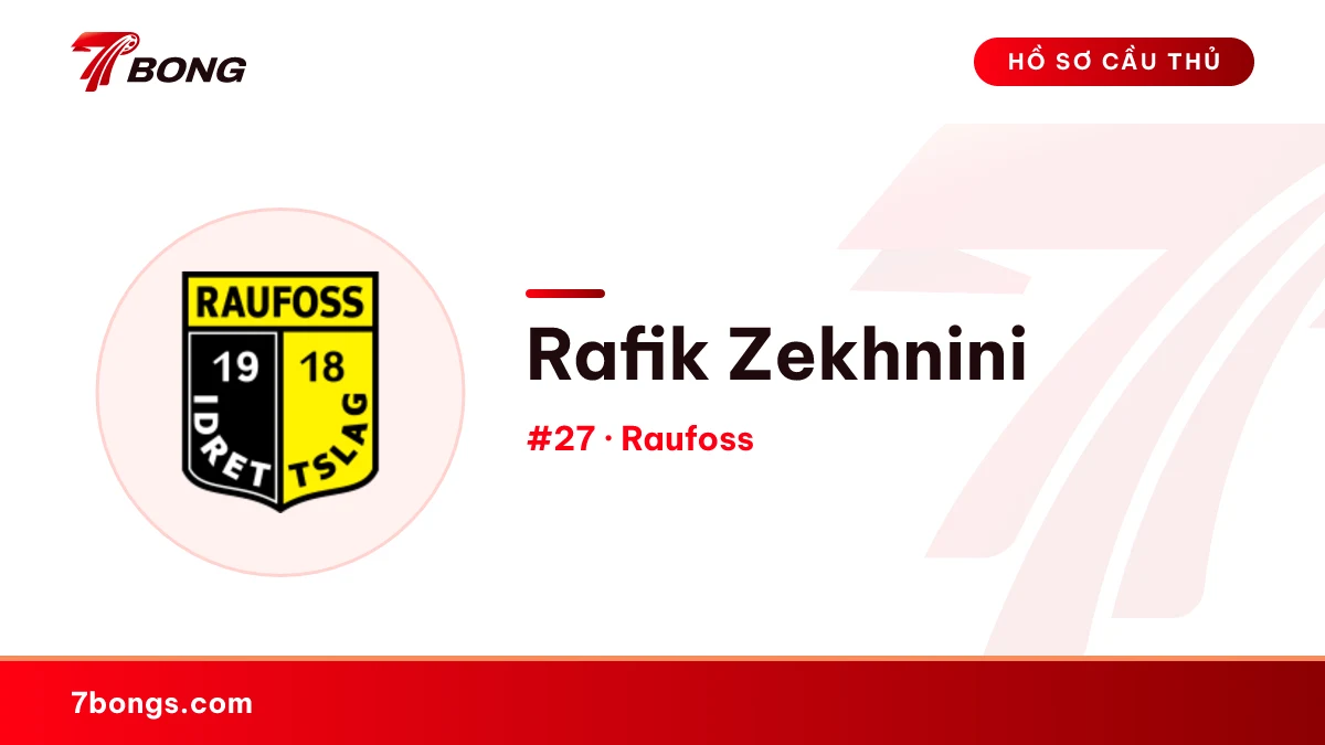 Rafik Zekhnini — Raufoss