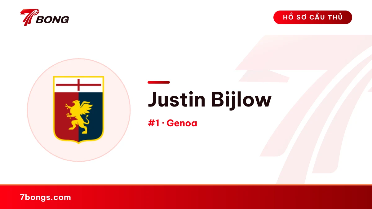 Justin Bijlow — Genoa