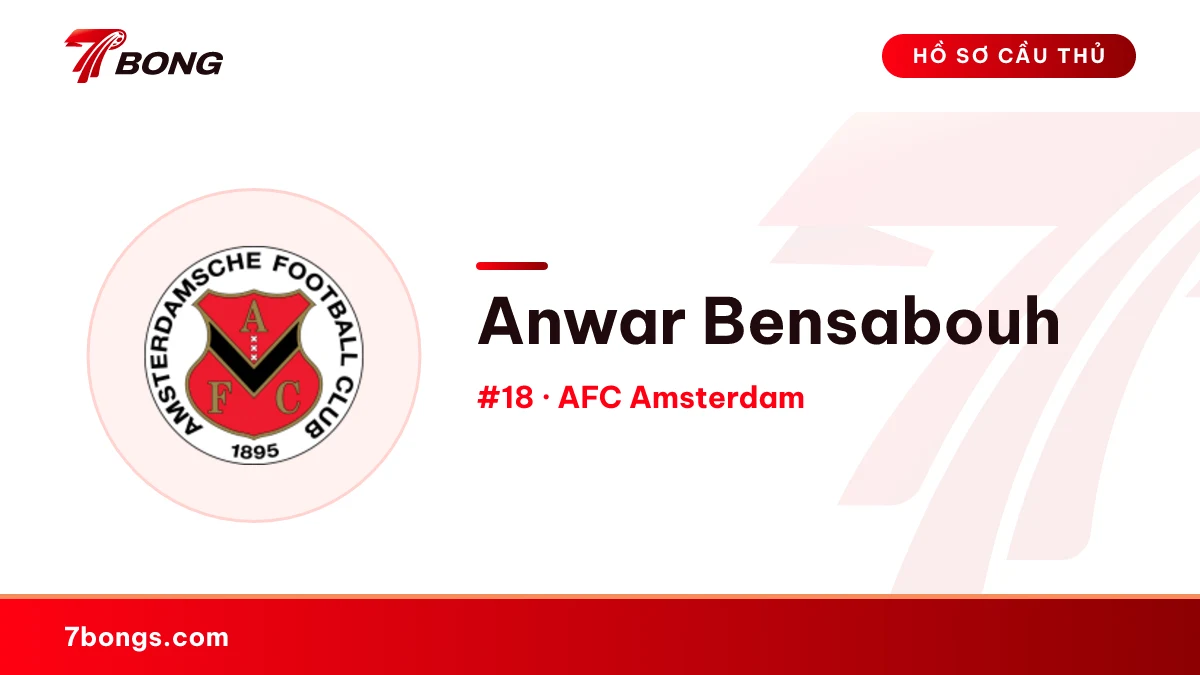 Anwar Bensabouh — AFC Amsterdam