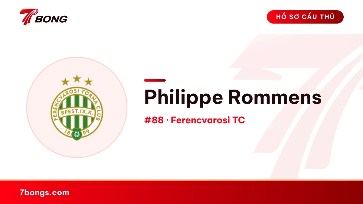 Philippe Rommens — Ferencvarosi TC