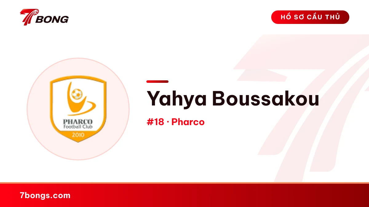 Yahya Boussakou — Pharco