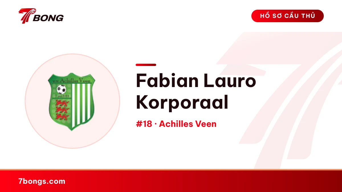 Fabian Lauro Korporaal — Achilles Veen