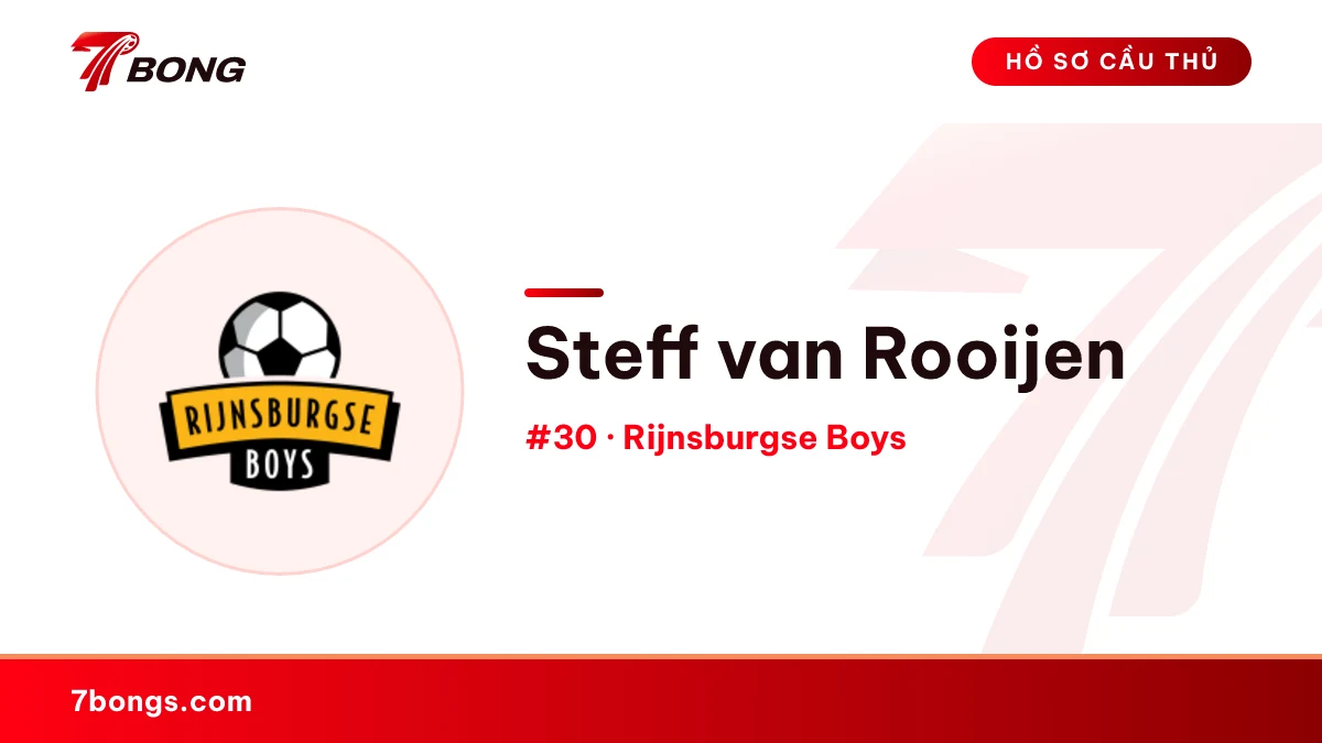 Steff van Rooijen — Rijnsburgse Boys