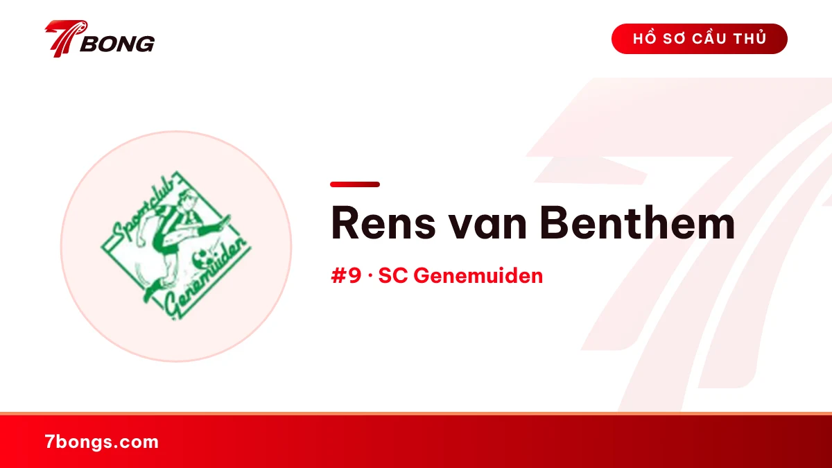 Rens van Benthem — SC Genemuiden